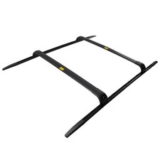 Roof Rack Rails Black Cross