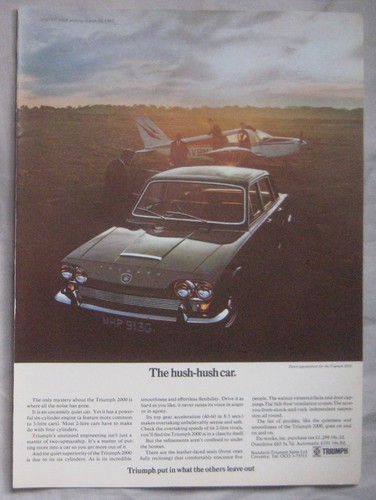 1969 triumph 2000 - 2000, original