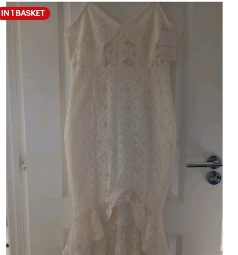Bnwt cream lace fishtail dress - lace,