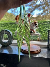 Large Glass Swirl Droplet