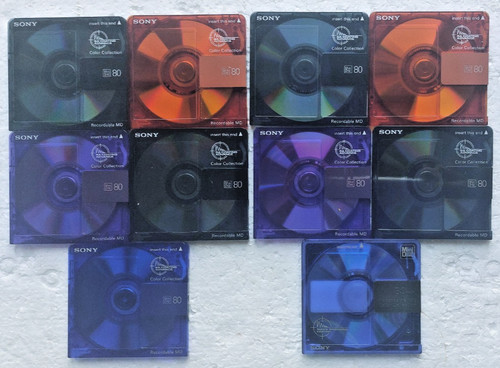 Sony minidiscs md80 used - minidiscs,