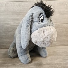 Eeyore Plush Vintage Disney 15 Inch Stuffed Toy Detachable Tail Winnie the Pooh