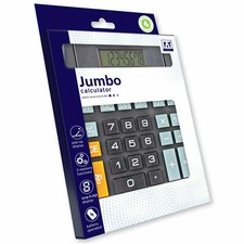 8 DIGIT DISPLAY JUMBO CALCULATOR STATIONARY HOME SCHOOL OFFICE OFFICE DESK SHOP