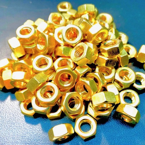 Hex full nut brass din934 - ba,
