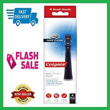 Colgate Omron Toothbrush Heads Proclinical 360 Deep Clean Black Pack 4 X Genuine