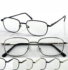 Reading Glasses +0.50~+4.00 Quality Metal/Spring Hinge Arms Robust Big Frame L51