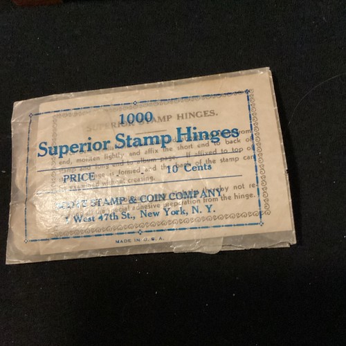 Superior stamp hinges - superior,
