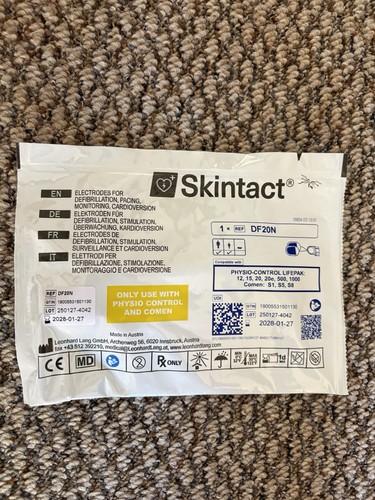 Skintact lifepak defib - lifepak, pad