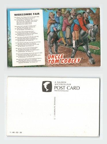 Postcard widecombe fair - -,