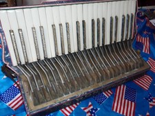 FRONTALINI ACCORDION  120 BASS ACCORDION KEYBOARD  FOR PARTS NO REEDS