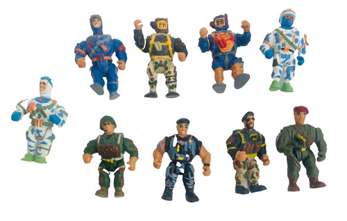 Military muscle men miniature - men,