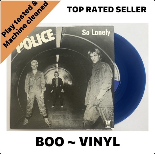 The police lonely - 7", blue