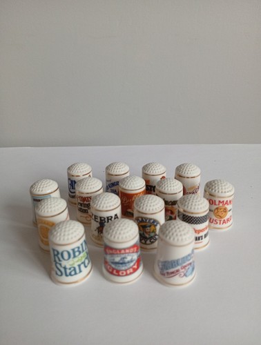 Franklin porcelain thimbles - franklin,