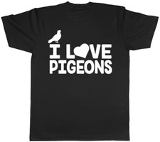 I Love Pigeons Mens Womens