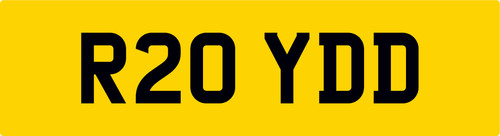 Roydie private car reg number - private,