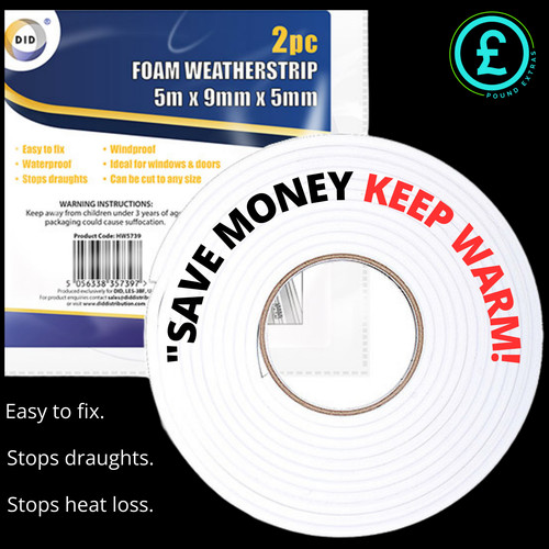 Foam weather strip draught - weather,