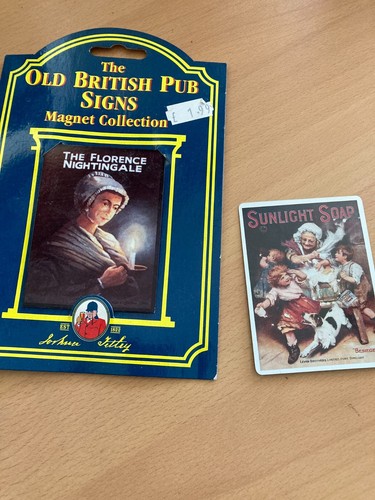Old british pub sign fridge - british,