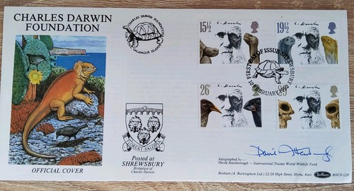 Signed david attenborough - david,