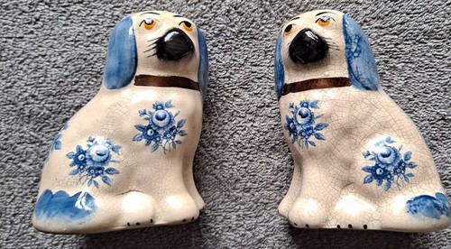 Pair vintage staffordshire - of,
