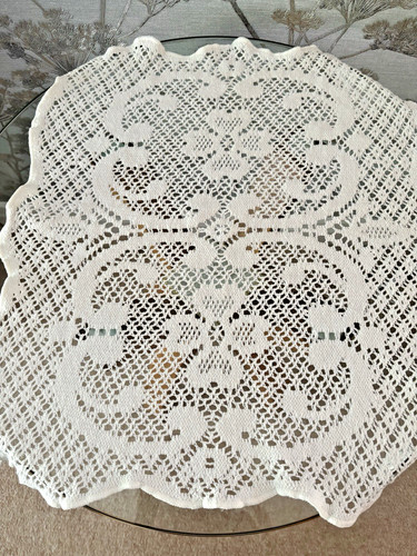 Vintage white cotton spanish - ,