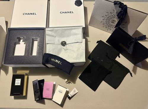 Chanel empty boxes dust bags - chanel,