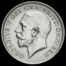1914 George V Silver Sixpence