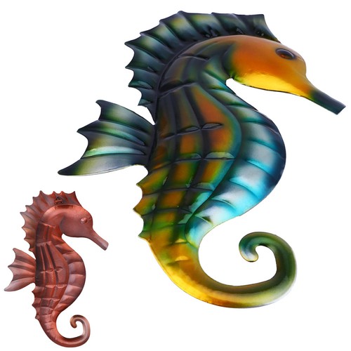 Seahorse wall art metal - seahorse,