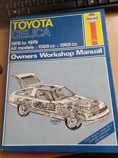 Haynes Toyota Celica 1978 to