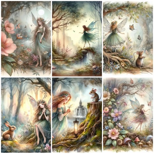 Forest fairies cardmaking - forest,
