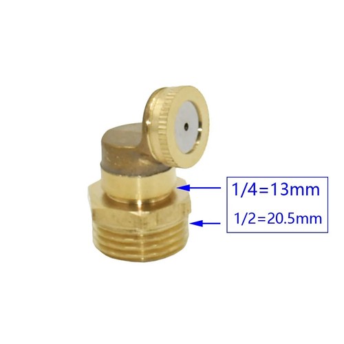 Brass garden sprayer nozzle - brass,