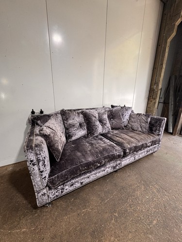 Crushed velvet drop arm luxury - crushed,