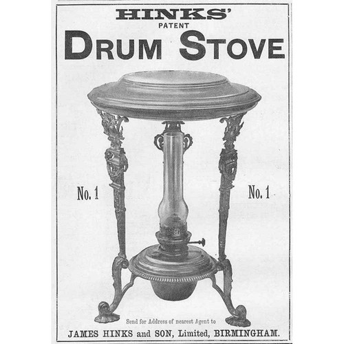 Hinks drum stove victorian - hinks,