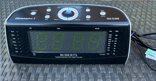 Clock radio roberts chronoplus - clock,