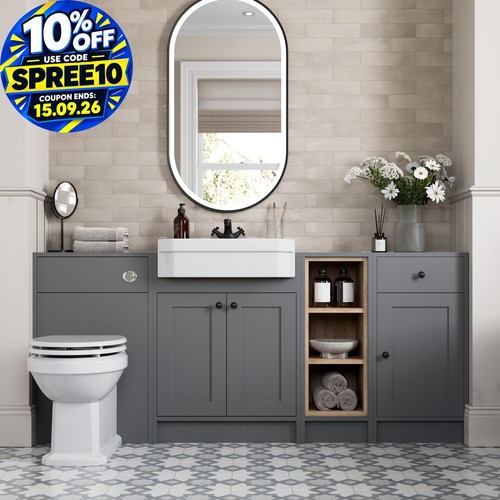 1820mm vanity unit - 1820mm, back