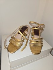 Gold Zara Trafaluc Sandal