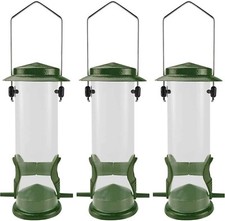 3 pack  Wild Bird Metal  Seed Feeder