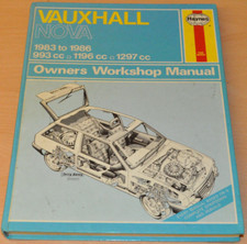 VAUXHALL Nova 1983- 1986