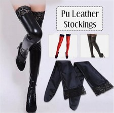 Womens Latex PVC Leather Shiny