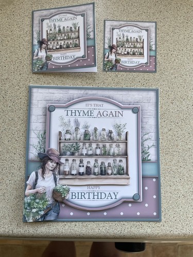Handcrafted birthday card - handcrafted,