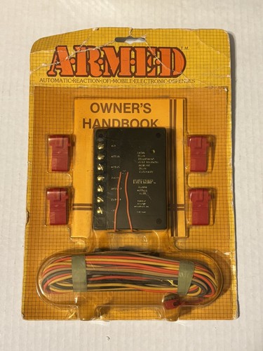 Armed car alarm - armed,