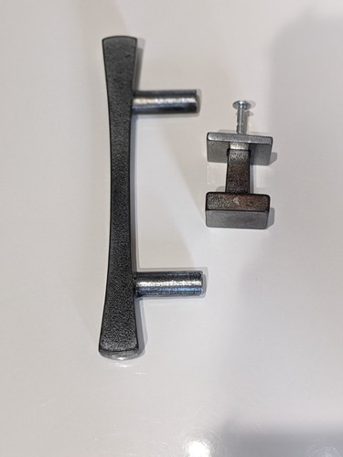 Pewter cupboard door handles - pewter,