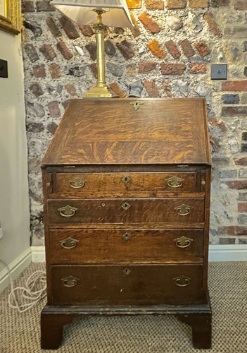 Antique small georgian oak - georgian,