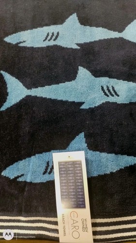 Caro luxury velour shark fish - velour,
