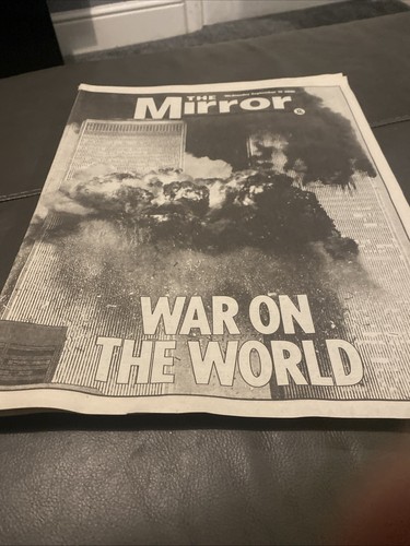 The mirror newspaper - newspaper, 'war