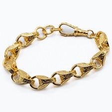 Women 9ct Gold XXL Heavy 3D
