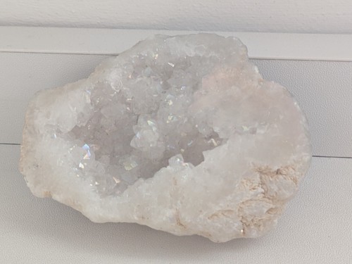 Aura natural geode angel - ,