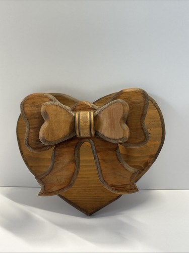 Vintage wooden heart - vintage, with
