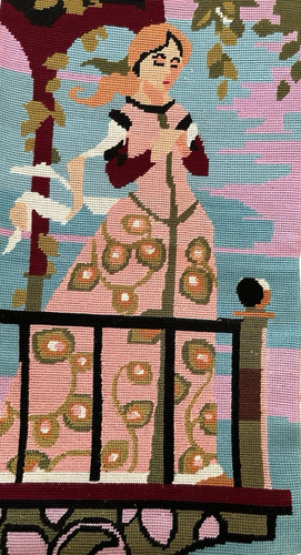 Vintage tapestry completed - vintage,