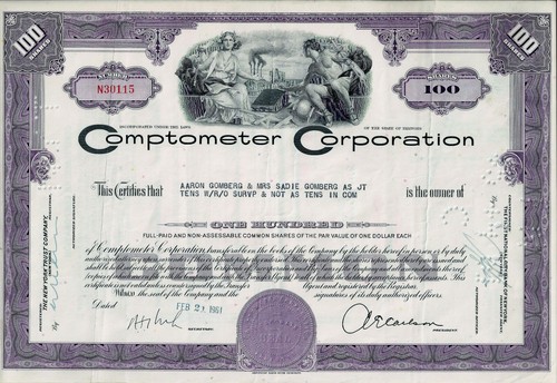 Comptometer corporation - comptometer,