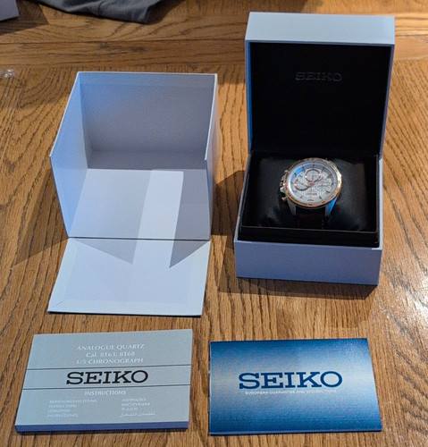Seiko 8t63 quartz chronograph - seiko,